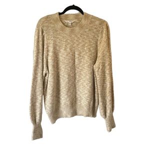 Time and Tru women’s cream colored pullover cozy sweater size extra large